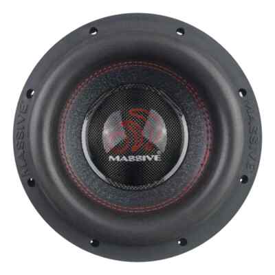 Massive Audio HIPPO H84X 1600 Watt 8'' Dual 4 Ohm Car Audio Subwoofer 800 W RMS