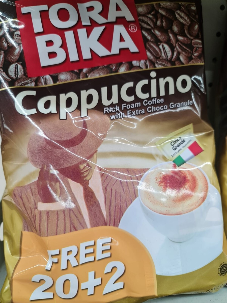 Cappuccino TORA BIKA Cappuccino 550grams(22Sachets*25g) Easy to