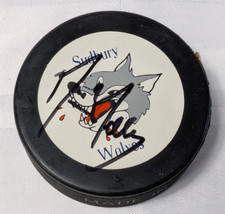 SUDBURY WOLVES OHL HOCKEY PUCK SIGNED BY NORM MILLEY AUTOGRAPHED SPORTS CANADA
