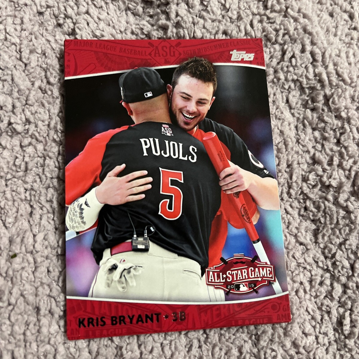 Topps Kris Bryant 2015 All Star Jersey 2015 Topps Update MLB All-Star Game  Access Kris, image size:1200x1200