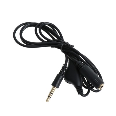  Volume Control Audio Cable Extension Cord Audio-Verlängerungskabel 1m