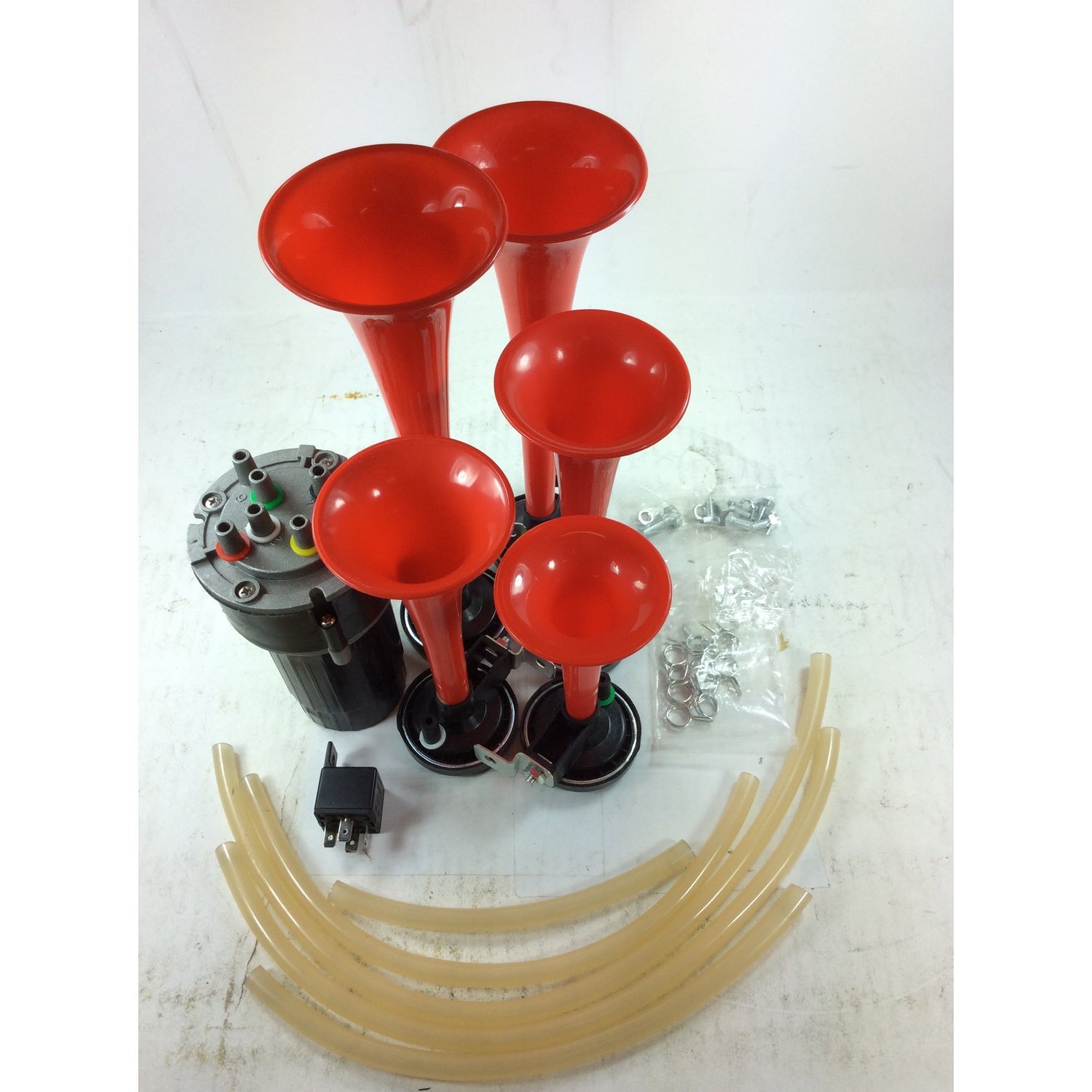 Southern Belle 5 Trumpet Southern Dixie Horn Kit with Compressor eBay