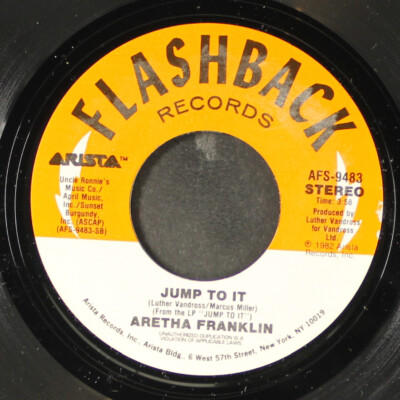 ARETHA FRANKLIN: freeway of love / jump to it FLASHBACK 7