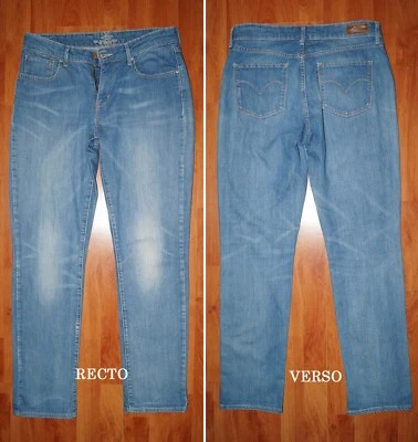 JEANS femme LEVIS 470 "Demi curve slim" W30 L32 (FR t40) bleu clair 4311 - Photo 1/4
