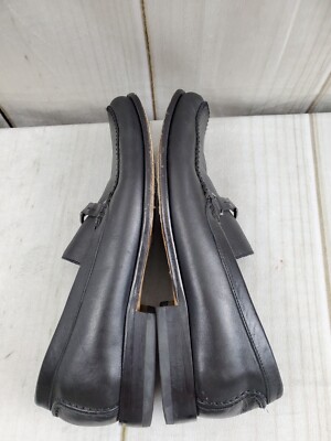 JOHNSTON & MURPHY MENS 11M HORSEBIT BLACK LEATHER LOAFER  display picture 3