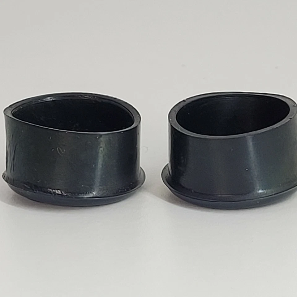 NOS Black Benotto Handlebar End Caps Plugs C3 - Image 4 of 4