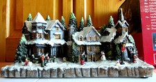 WEIHNACHTSDORF - MIT BELEUCHTUNG - KONSTSMIDE - VINTAGE