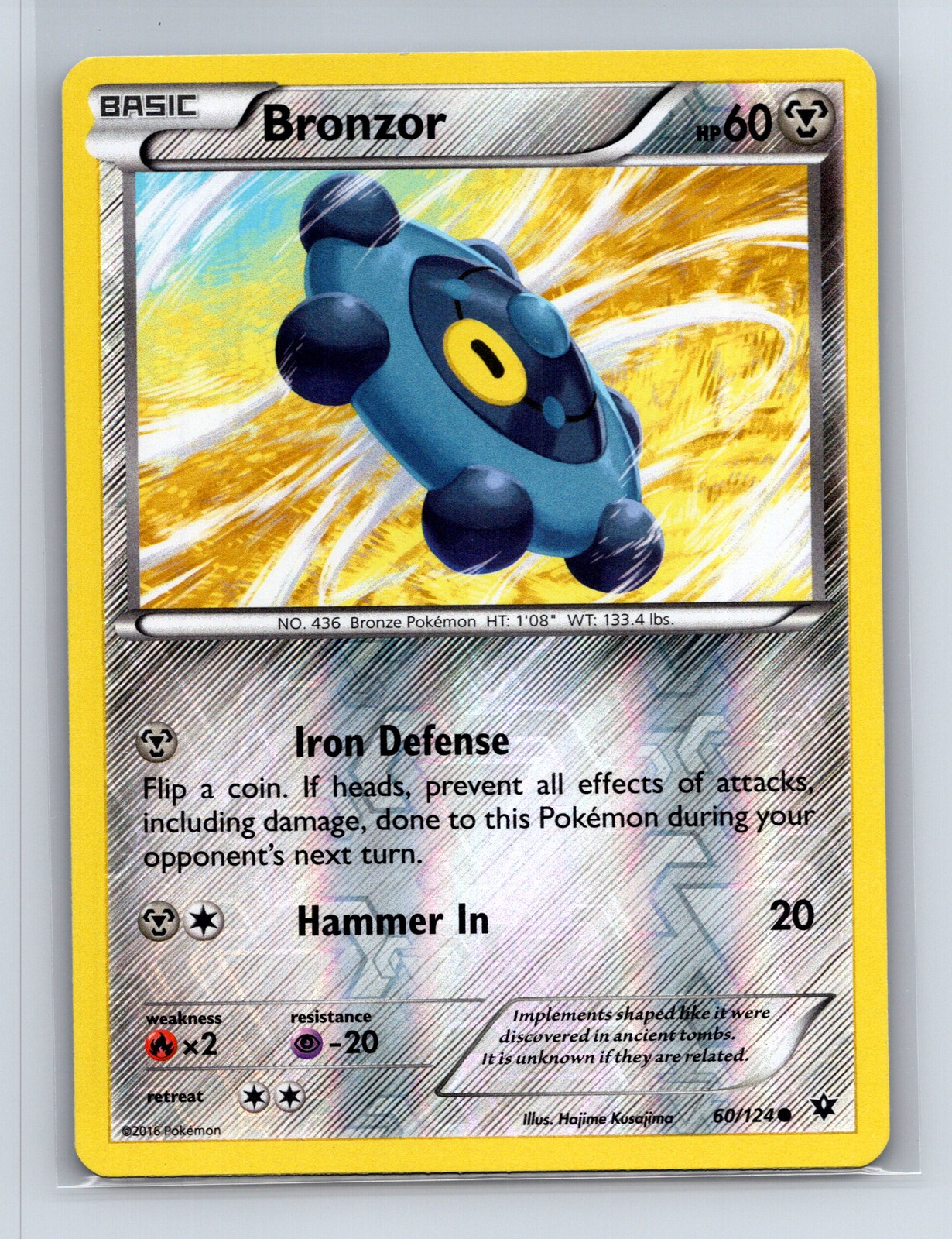 XY - Fates Collide #60/124 Bronzor
