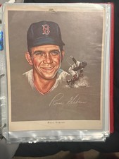 1969 Boston Red Sox Atlantic Richfield Baseball Portraits Russ Gibson