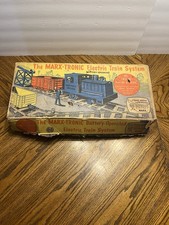 Vintage 1960s Marx-Tronic Electric Train Set In Original Box