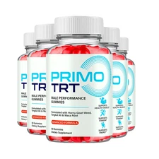 5-Pack Primo TRT Gummies for Men, PrimoTRT Supports Mens Health - 300 Gummies