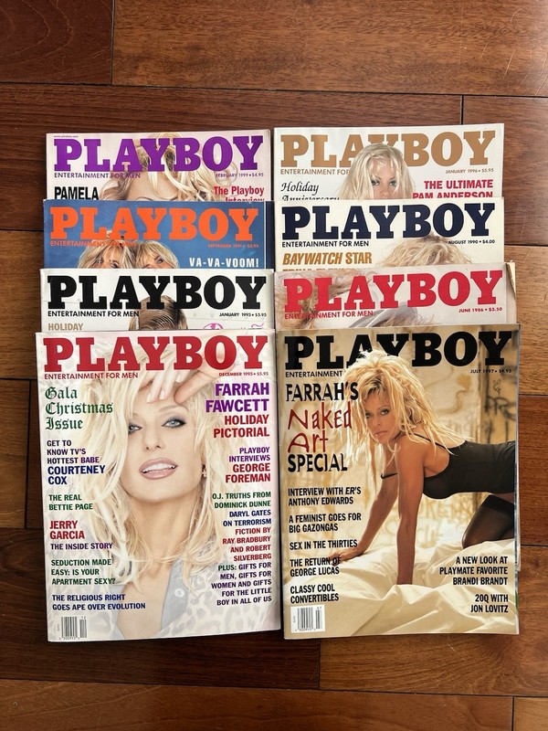 Playboy Magazine Bundle Lot Special Very Good Vintage Rare Collection