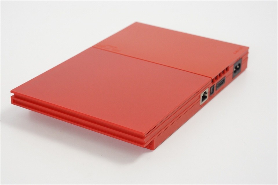 PS2 Playstation2 Slim CINNABAR RED Console System 90000 CR