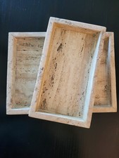 Pigeon and Poodle Athlone Marble Bathroom Accessories - Tray Set