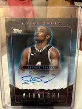 2023-24 Topps Midnight - Stroke of Midnight Autographs Devonte' Graham #SMA-DEG