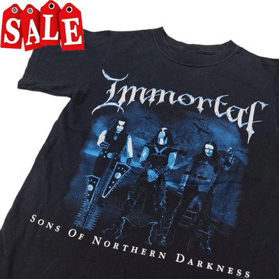 VTG Immortal Band Sons of Northern Darkness Cotton Black T Shirt HH2033