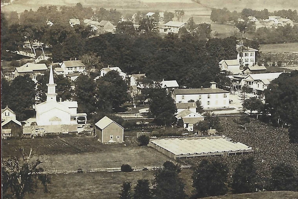 Cincinnatus, New York, Birdseye View from East Hill, Cortland Co, Postcard RPPC - Image 3 of 4