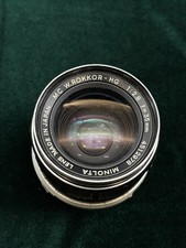Vintage Minolta MC W. Rokkor-HG 35mm 1:2.8 35mm Lens