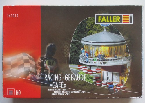 Faller (2006) #141072, 1:87 Scale Racing-Gebaude Cafe READ Description | Condition: Used