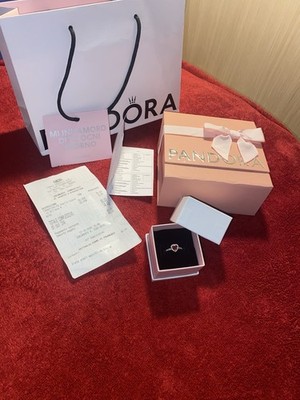 Pandora Ring Rotes Herz Größe 52