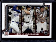 2025 Topps NL Leaders RBI Shohei Ohtani Willy Adames Manny Machado #86