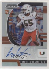 2020 Panini Prizm Draft Picks Rookies Silver Shaquille Quarterman #213 Auto 3h6