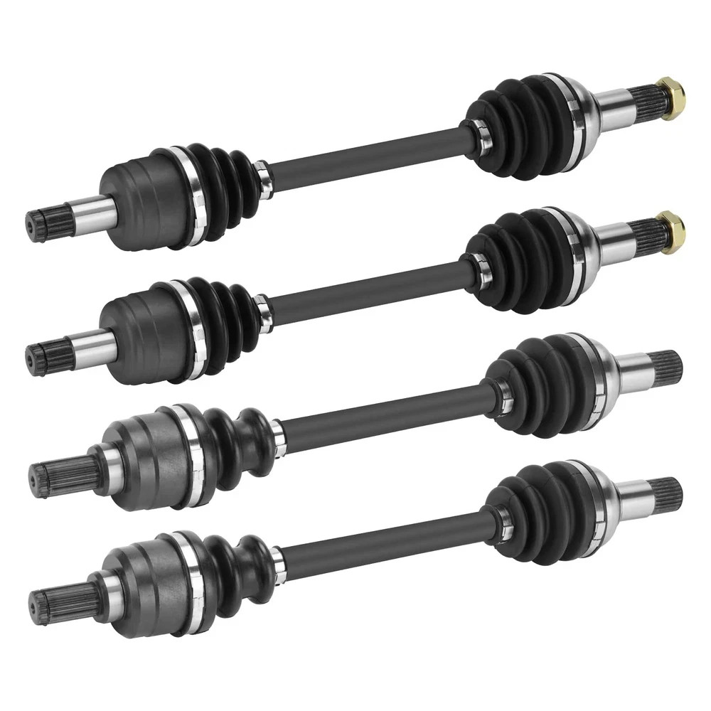 2 Front+2 Rear CV Axle Fit for Yamaha Grizzly 550 4x4-2009-2014