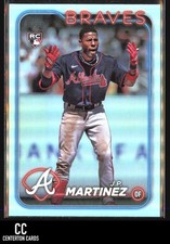 2024 Topps #685 J.P. Martinez Rainbow Foil RC Atlanta Braves