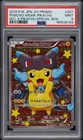 Pokemon Poncho Wearing Pikachu 207/XY-P Mega Charizard X Special Bx. PSA 9