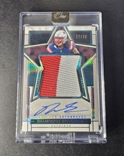 2023 Panini One Rhamondre Stevenson 🔥 SSP Blue Lone Star Autographs #'d 27/35! 