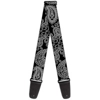 Guitar Strap - Paisley2 Black/White (Us Import) ACC NEU
