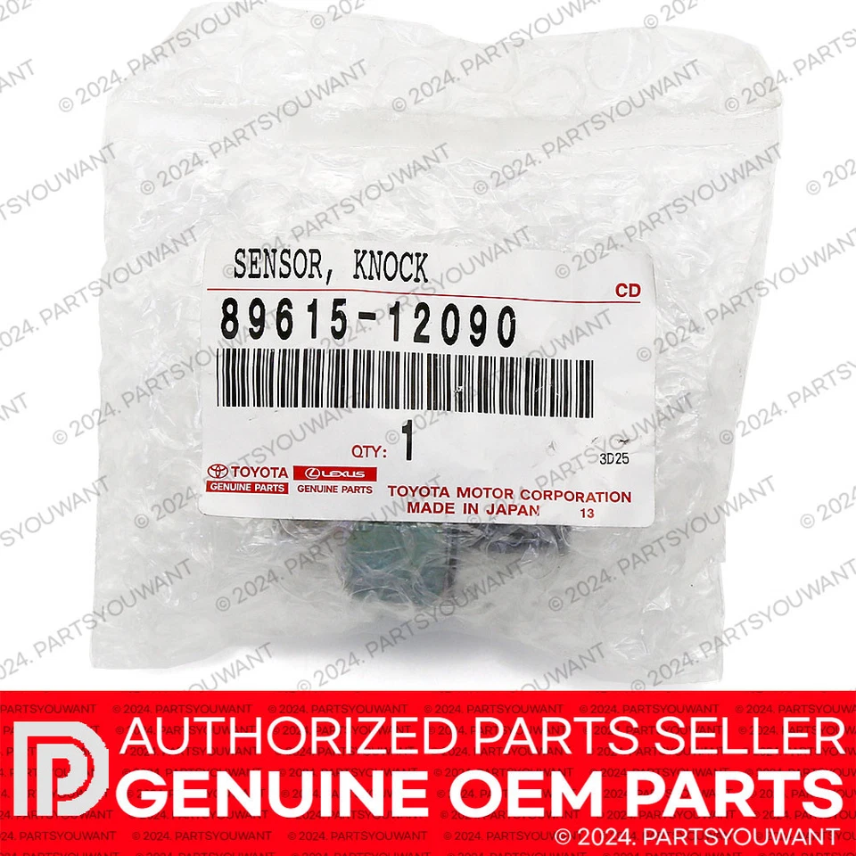 GENUINE Toyota Lexus OEM Knock Detonation Control Sensor 89615-12090 8961512090 - Image 2 of 4