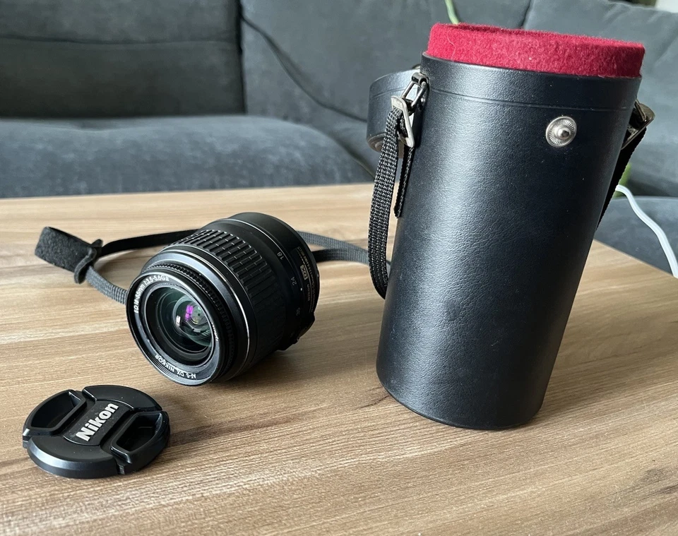 Objectif Nikon AF-S DX Nikkor 18-55mm f/3.5-5.6G VR Fonctionnel Plus Étui - Photo 1/4