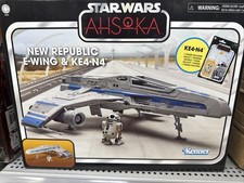 STAR WARS VINTAGE COLLECTION  AHSOKA  E-WING FIGHTER & VC 341 KE4-N4 SEALED NEW