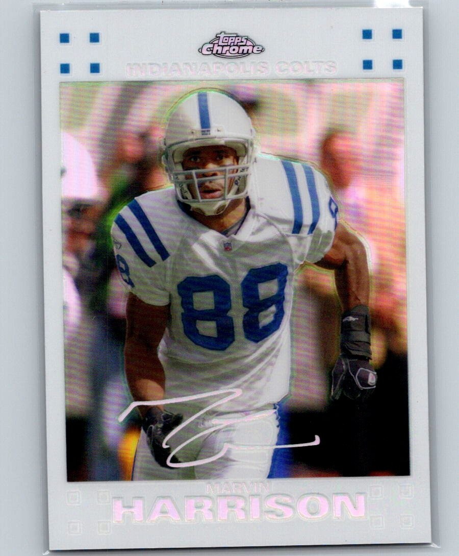 2007 Topps Chrome Marvin Harrison #TC80 White Refractor 761/869 COLTS ICON