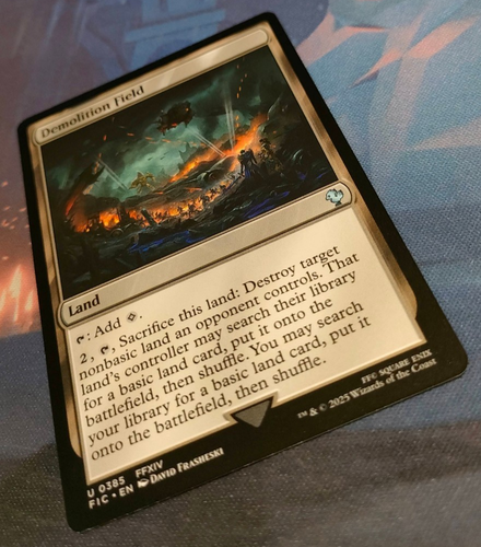 Demolition Field - Final Fantasy Commander - Uncommon - NM (see pics) MTG - Picture 3 of 3