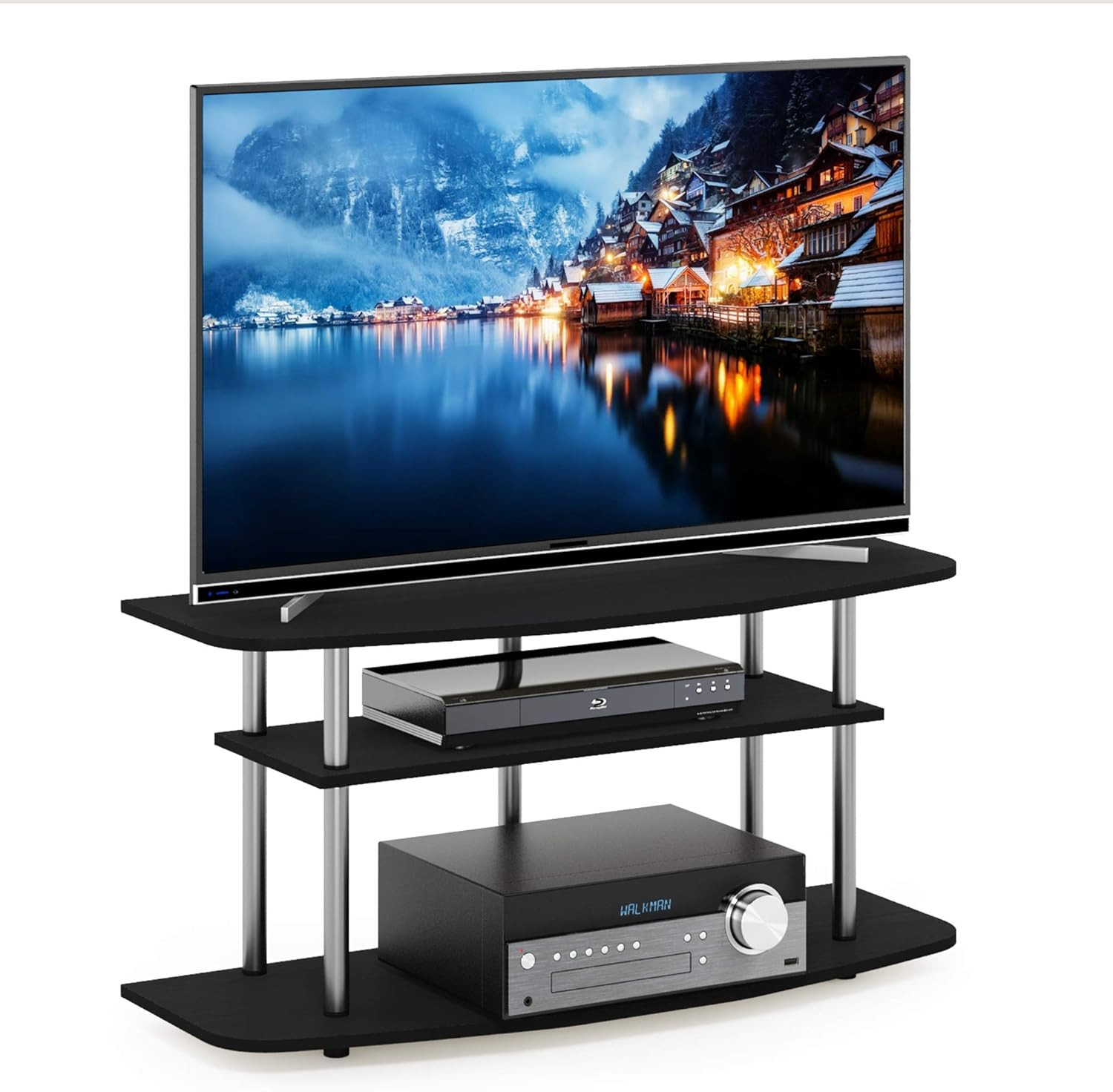 For Tvs Up To 43 Inch, Black Oak
