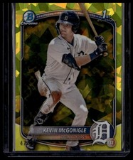 Kevin Mcgonigle 2025 Bowman Sapphire Edition Chrome 1st Yellow #/75