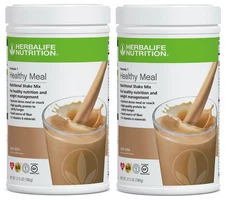 2X Herbalife Formula 1 Healthy Meal Nutritional Shake Cafe Latte 750 g