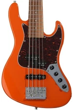Sadowsky MetroExpress Hybrid P/J 5-string Bass Guitar - Solid Candy Apple Orange