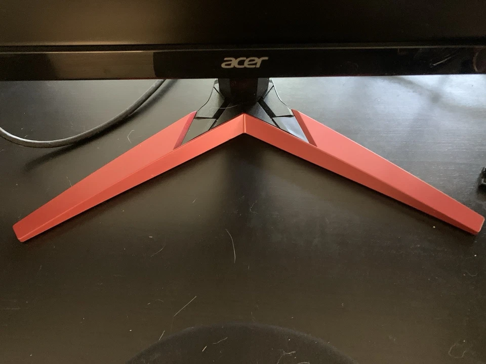 Acer Monitor 23.6" with red Stand. Excellent Shape! Original Price was $329.00. - Image 3 of 4
