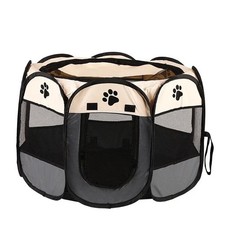 Foldable Soft Fabric Dog Crate Cat Cage Pet Portable Travel Puppy Play Pen Tent