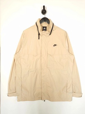 Nike Sportswear M65 Jacke Gr. XL Herren beige Kapuze Utility leicht