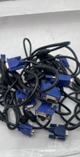 VGA Monitor Cable 15 Pin Male to Male SVGA Video PC Display Cable Lot Of 7