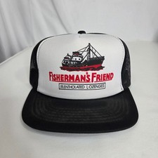 Cappello Berretto Snapback Vintage Anni 80 Fisherman's Friends Pastiglie Mentolate Maglia Camionista