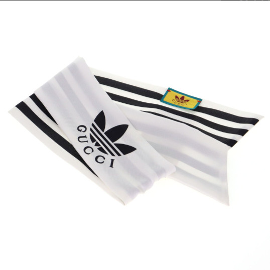 GUCCI x adidas Overall handle Neck Bow Bandeau Scarf Women From Japan image 2