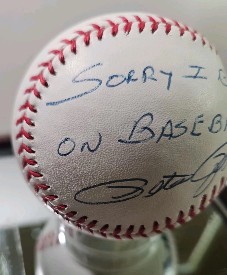 Pete Rose firmado "Lo siento, apuesto al béisbol", Basell (PSA/ADN) y estuche de lujo Foto 2 de 4
