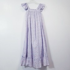 Mable Women Small Ditsy Floral Ruffle Tiered Maxi Dress Fit & Flare side Pockets