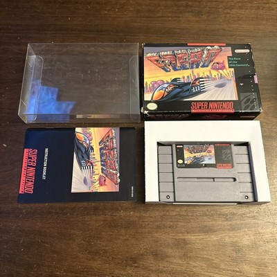 F Zero (Super Nintendo SNES) Complete in Box CIB - Tested - Authentic