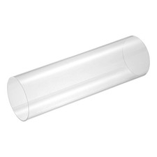 Clear Rigid Acrylic Pipe 85mm ID x 90mm OD 12" Round Clear Plastic Tube#
